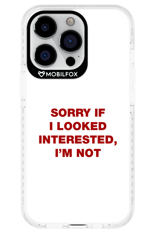 I'm not - Apple iPhone 13 Pro