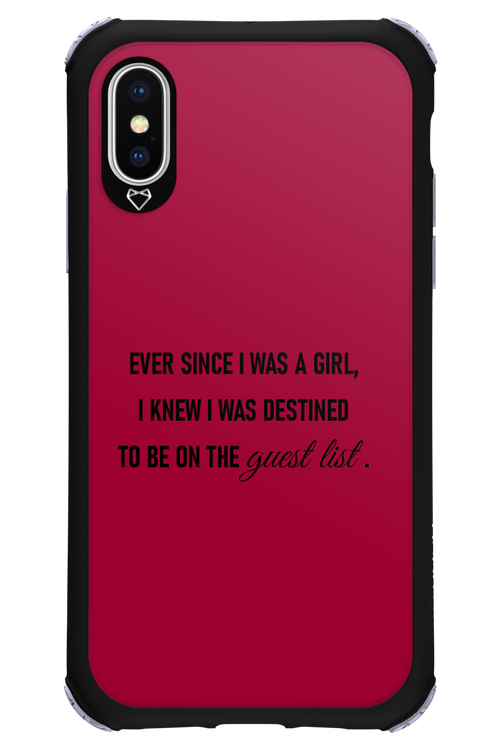 Guest List - Apple iPhone XS