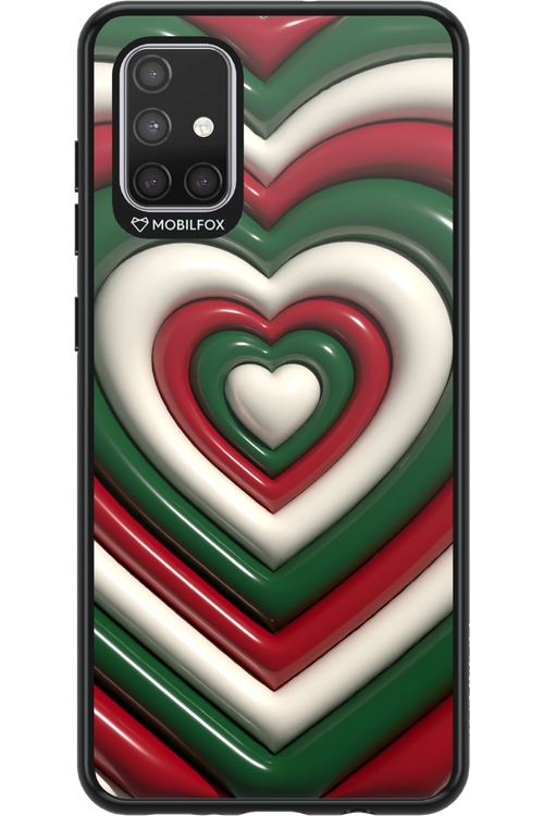 XMAS Hearts - Samsung Galaxy A71