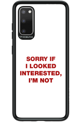 I'm not - Samsung Galaxy S20
