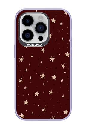 Burgundy Stars - Apple iPhone 14 Pro