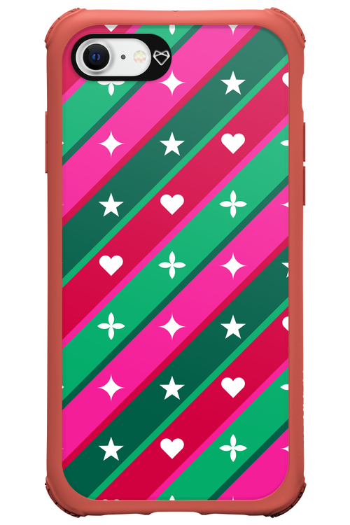 Christmas Stripes - Apple iPhone 8