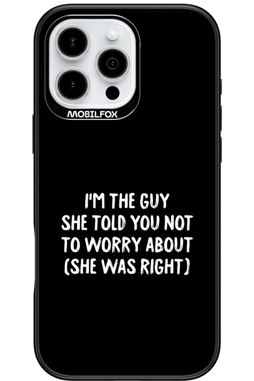 She was right 2.0 - Apple iPhone 16 Pro Max