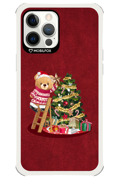 Christmas Bear (Burgundy) - Apple iPhone 12 Pro Max