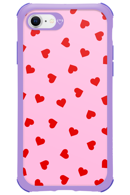 Sprinkle Heart Pink - Apple iPhone SE 2022