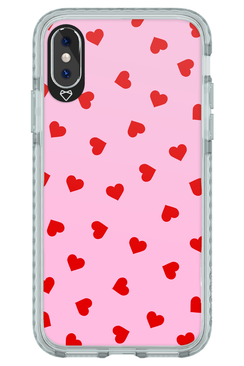 Sprinkle Heart Pink - Apple iPhone XS