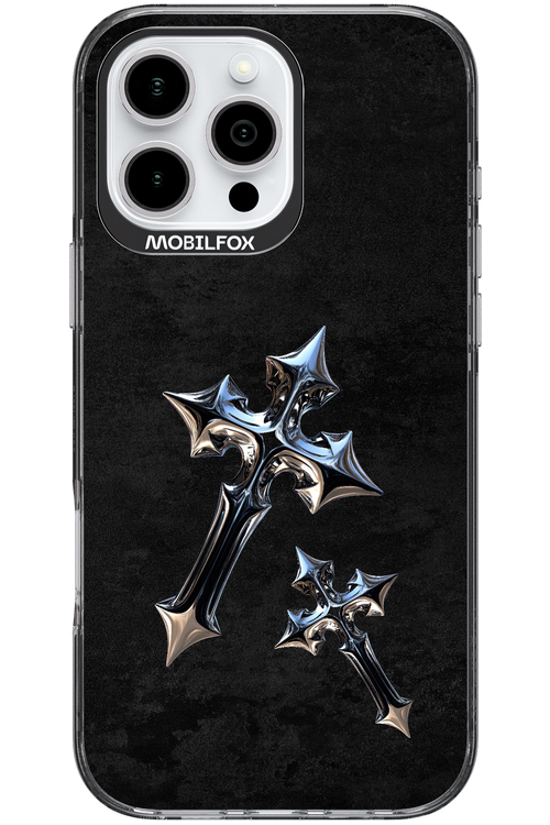 Chrome Crosses - Apple iPhone 16 Pro Max