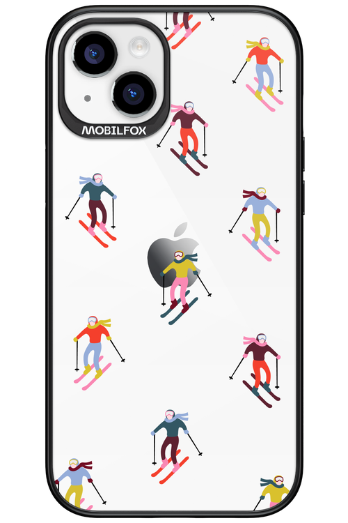 Snow Motion (Transparent) - Apple iPhone 15 Plus