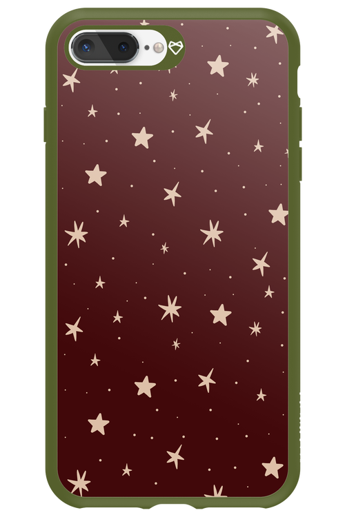 Burgundy Stars - Apple iPhone 7 Plus