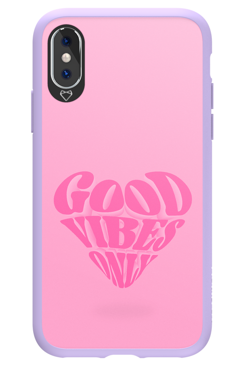 Good Vibes Heart - Apple iPhone X