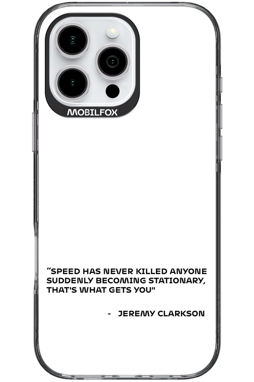 Speed Philosophy 2.0 - Apple iPhone 16 Pro Max
