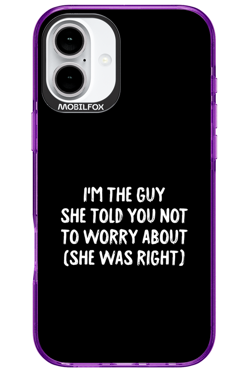 She was right 2.0 - Apple iPhone 16 Plus