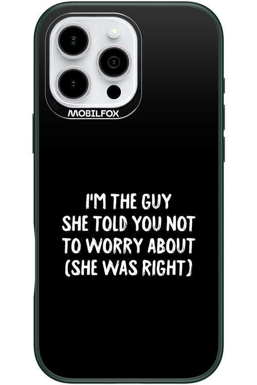 She was right 2.0 - Apple iPhone 16 Pro Max