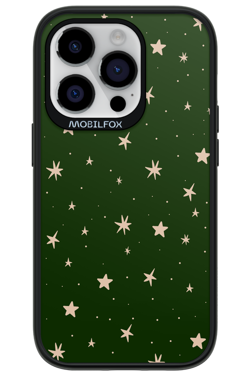 Forest Green Stars - Apple iPhone 14 Pro