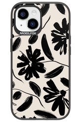 Monochrome Flowerss - Apple iPhone 15