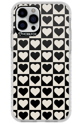 Checkered Heart - Apple iPhone 12 Pro
