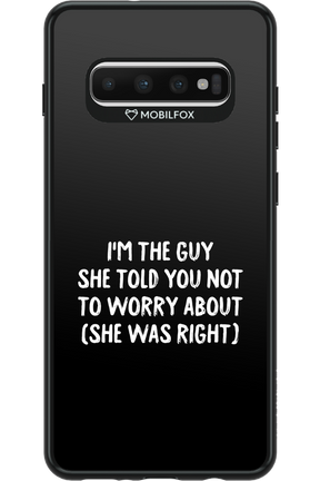 She was right - Samsung Galaxy S10+