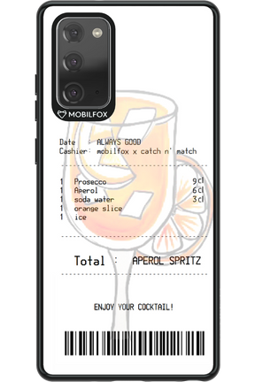 aperol spritz cocktail - Samsung Galaxy Note 20