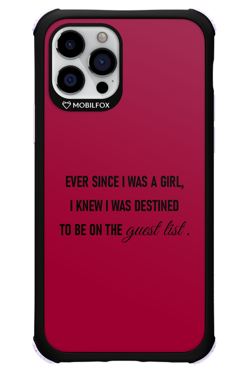 Guest List - Apple iPhone 12 Pro