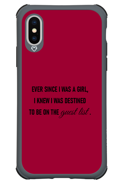 Guest List - Apple iPhone XS