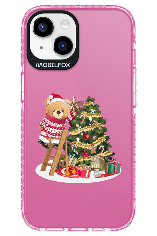 Christmas Bear (Transparent) - Apple iPhone 14