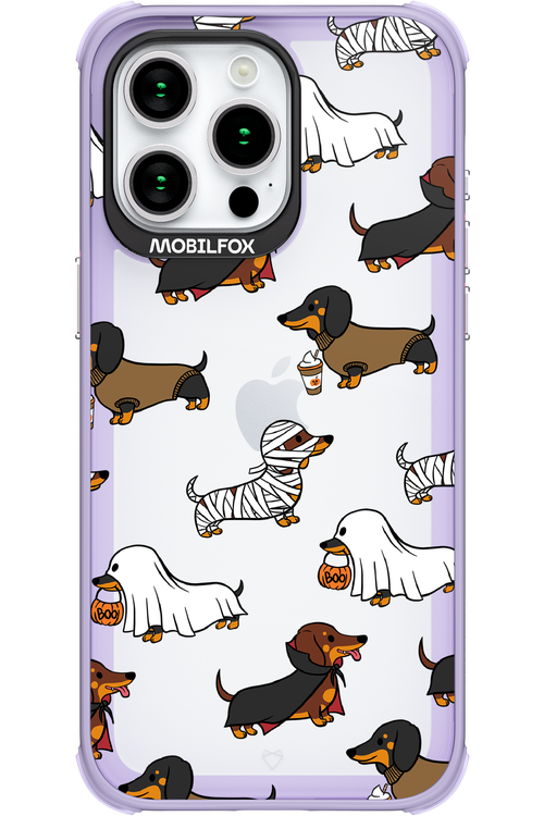 Scary Dachshund (Transparent) - Apple iPhone 15 Pro Max