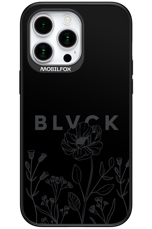 Black Flowers - Apple iPhone 15 Pro Max