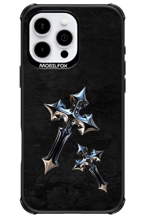 Chrome Crosses - Apple iPhone 16 Pro Max