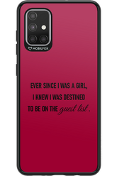 Guest List - Samsung Galaxy A71