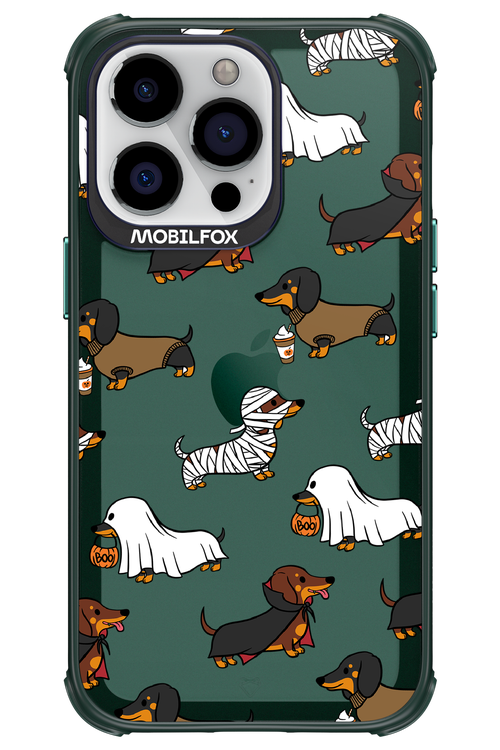Scary Dachshund (Transparent) - Apple iPhone 13 Pro