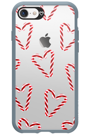 Candy Cane Hearts - Apple iPhone 7