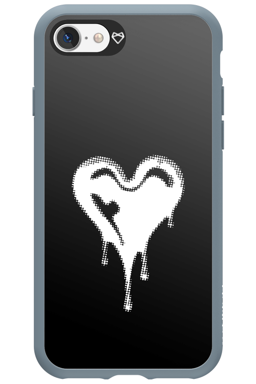 Heart Black - Apple iPhone 7