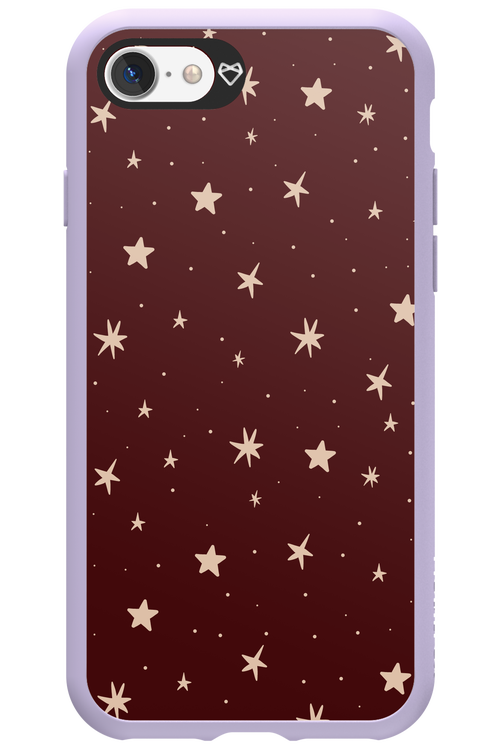 Burgundy Stars - Apple iPhone 7