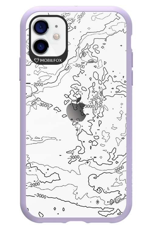 Contour Map - Apple iPhone 11