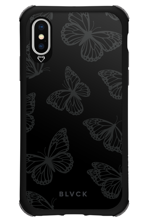 Black Butterflies - Apple iPhone XS