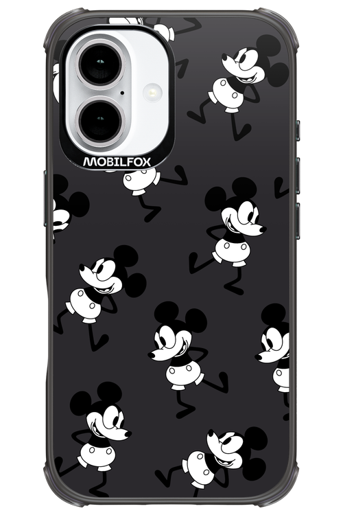 Iconic Mouse (antracite pattern) - Apple iPhone 16