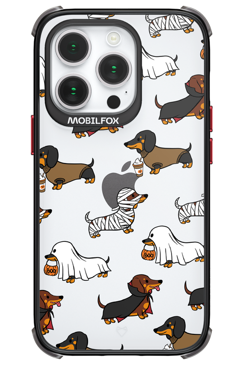 Scary Dachshund (Transparent) - Apple iPhone 14 Pro