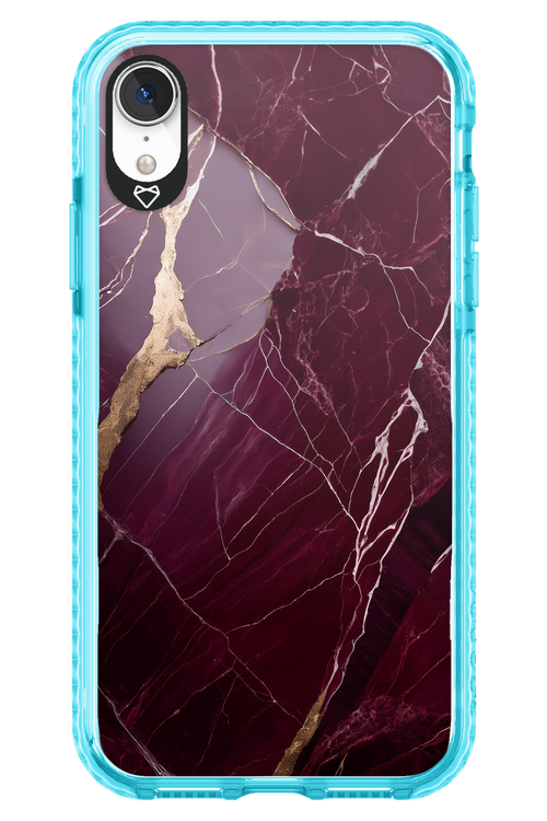 Burgundy Marble - Apple iPhone XR