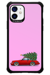 XMAS Car Pink - Apple iPhone 12