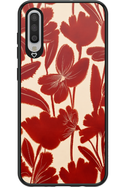 Burgundy Flowers 2.0 - Samsung Galaxy A70