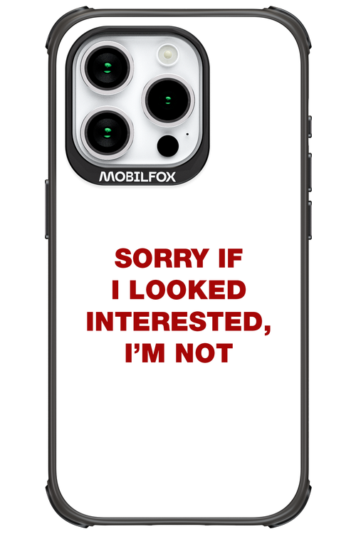 I'm not - Apple iPhone 15 Pro