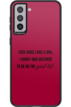 Guest List - Samsung Galaxy S21+