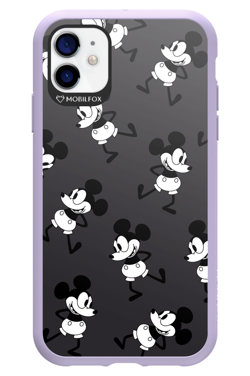 Iconic Mouse (antracite pattern) - Apple iPhone 11