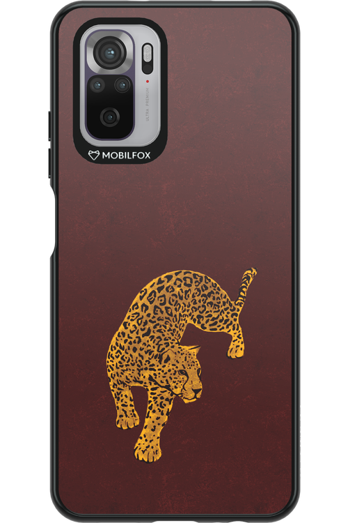 Burgundy Leopard - Xiaomi Redmi Note 10