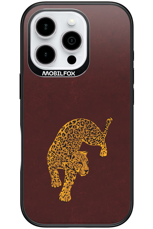 Burgundy Leopard - Apple iPhone 16 Pro