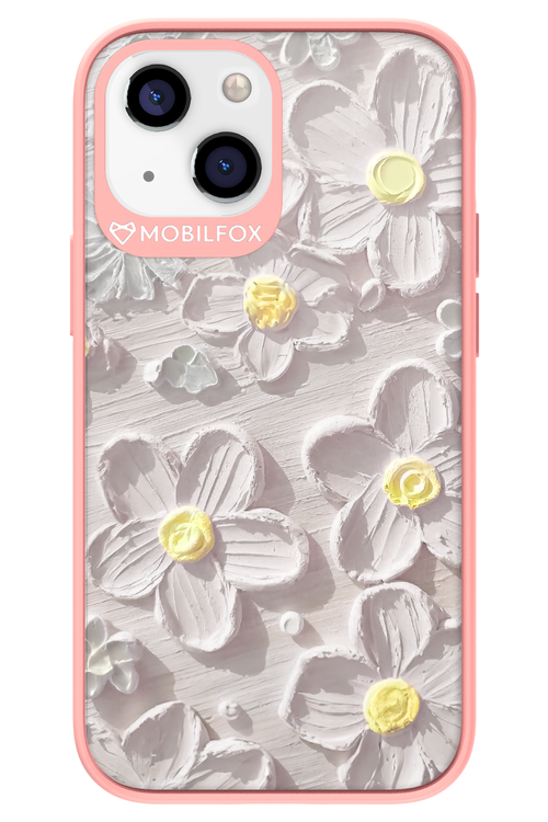 White Flowers - Apple iPhone 13 Mini