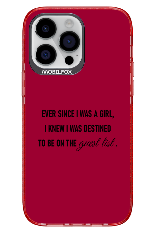 Guest List - Apple iPhone 14 Pro Max