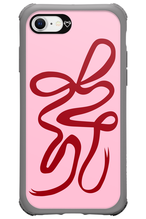 Burgundy Bow - Apple iPhone SE 2022