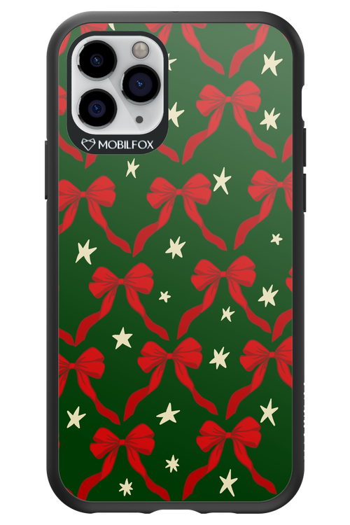 Bow & Stars (Green) - Apple iPhone 11 Pro