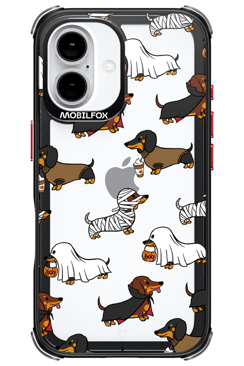 Scary Dachshund (Transparent) - Apple iPhone 16